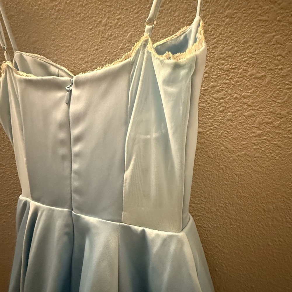 House of CB Mademoiselle Bustier stretch satin midi dress - Picture 8 of 10